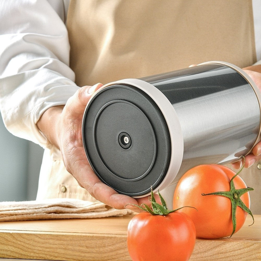 Stainless Steel Rotating Countertop Organizer