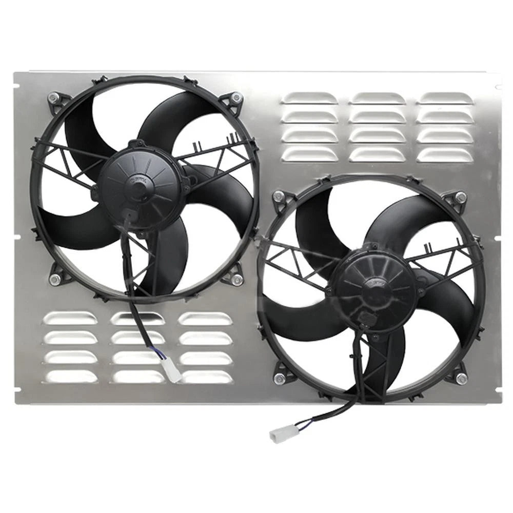 Z40109 Dual 11" High Cfm Electric Dual Cooling Fan & Shroud - 17