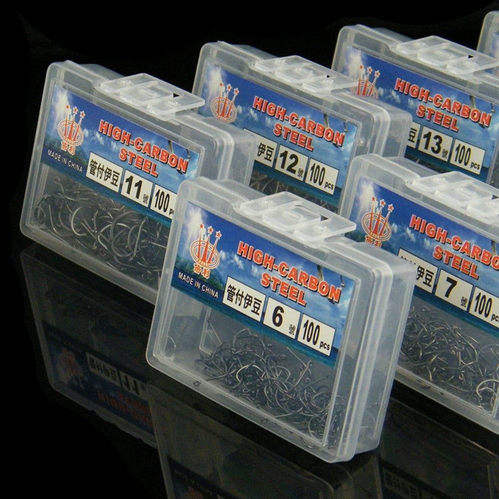 Fish Hook Box 100 Tubes with Izu Hooks