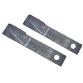 (2) Blades 20" X 3.5" X 0.5" W/ 1.5" Hole Cw For Servis Rhino Rotary