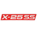MasterCraft Boat Decal 2011 X-25 SS Silver Red by MasterCraft