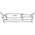 R1572 Muffler Fits Allis-chalmers