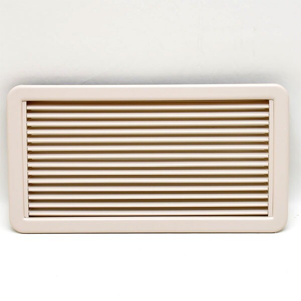 Dometic Boat Vent Cover Grille A/C 15 1/2 x 7 3/8 Inch Beige by Dometic