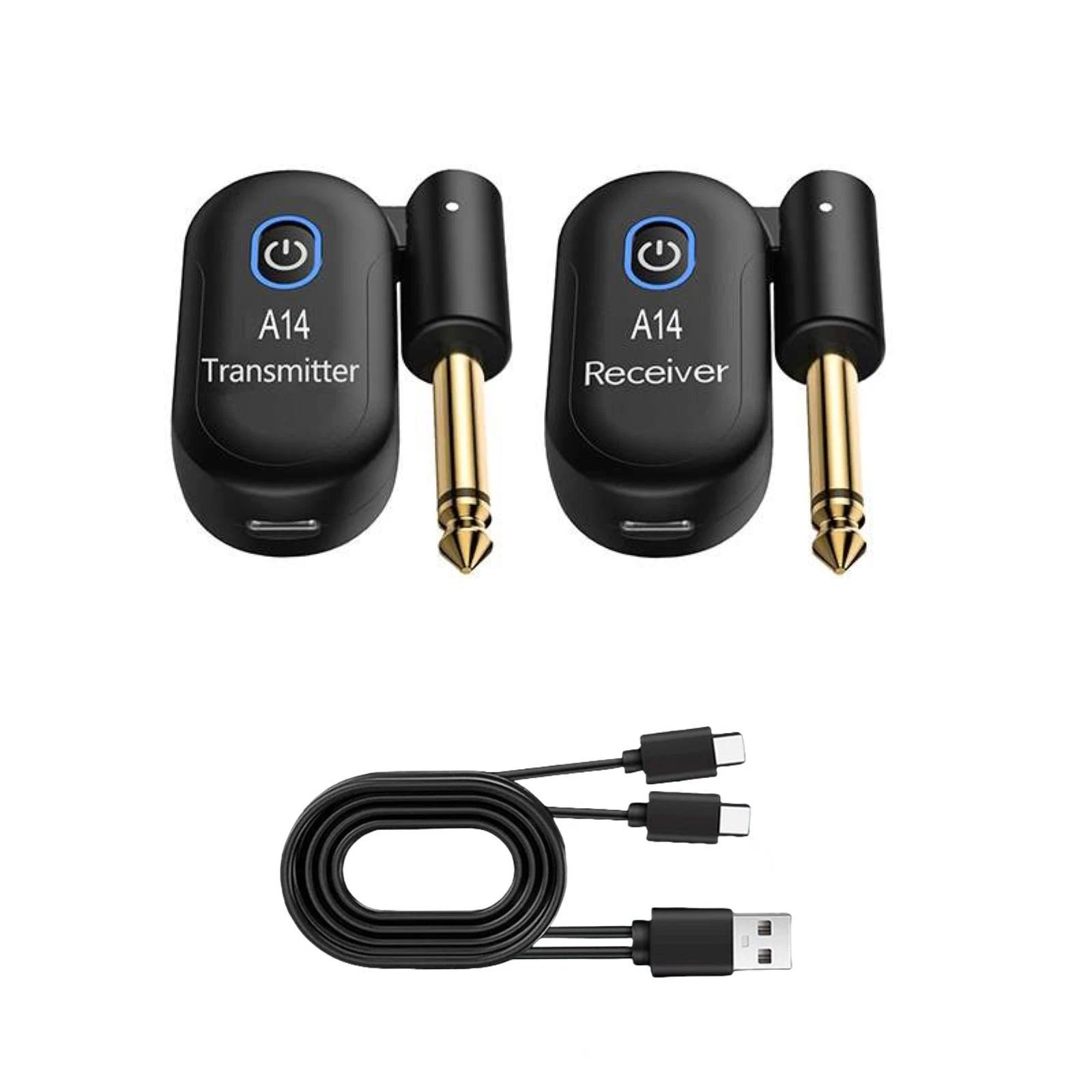 2.4ghz Wireless System For Electric Guitar Bass Violin Receiver