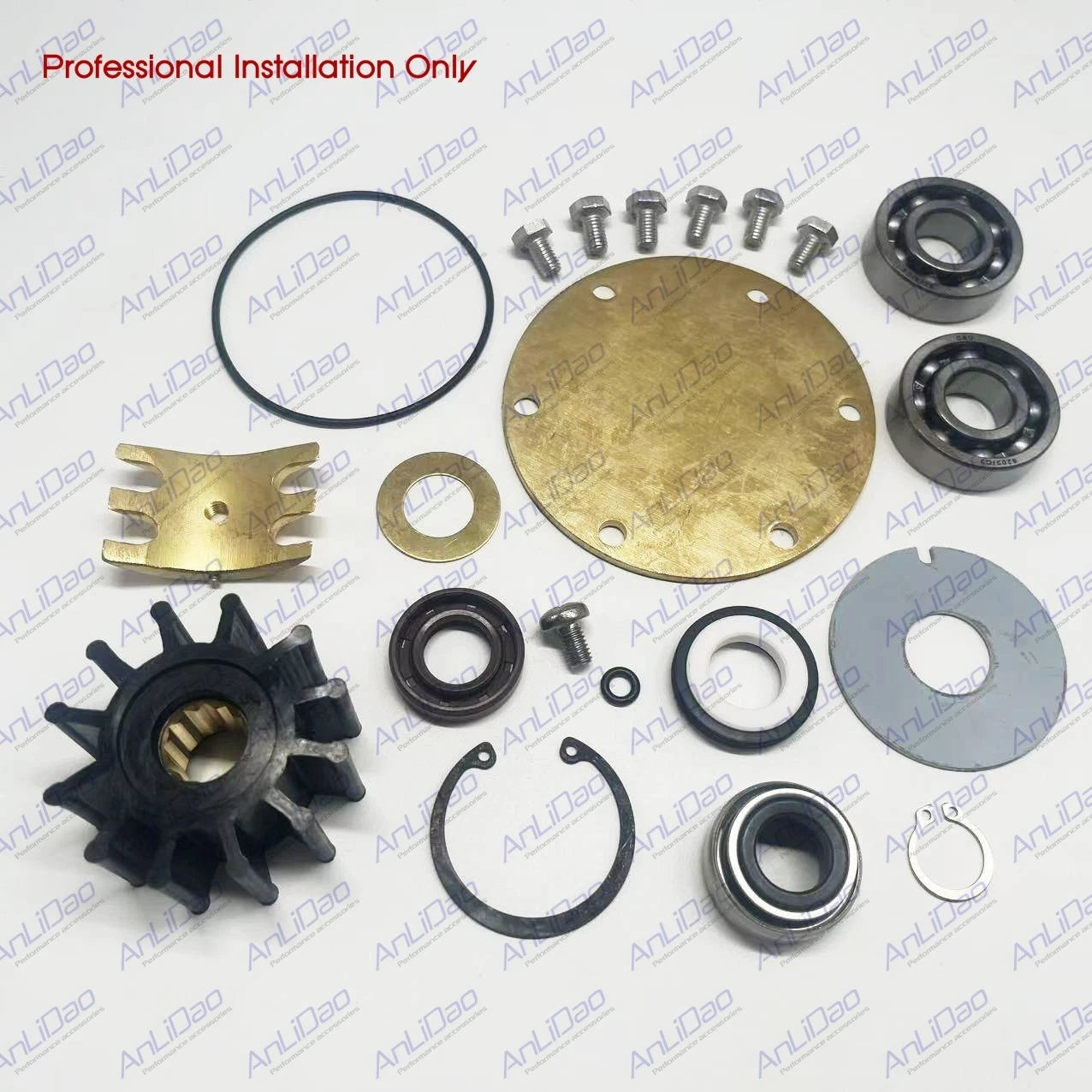 Fit Northern Lights Impeller Water Pump Repair Kit 25-12004 25-12057