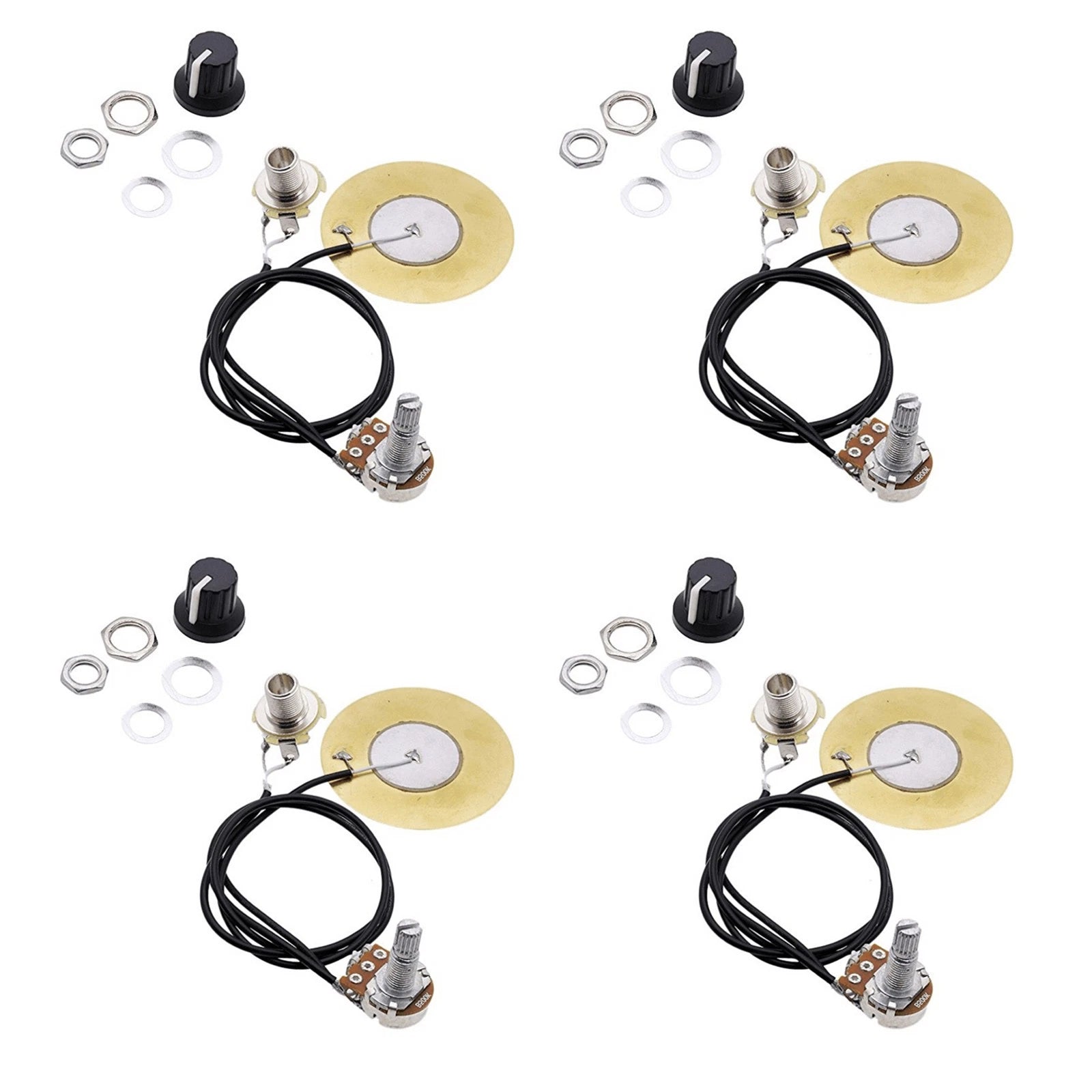 50mm Guitar Piezo Transducer Pickup For Guitar Violin Ukulele Mandolin