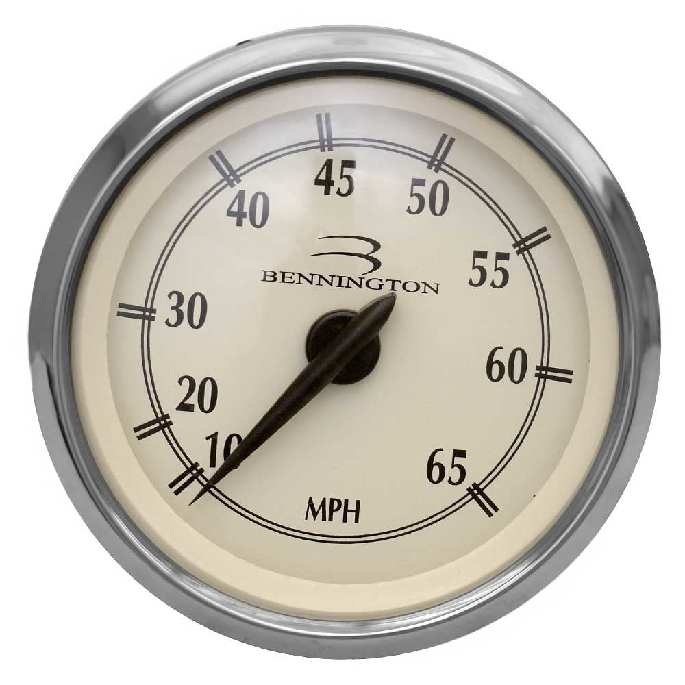 Speedometer Gauge Bennington Faria 3 1/4 Inch by Bennington