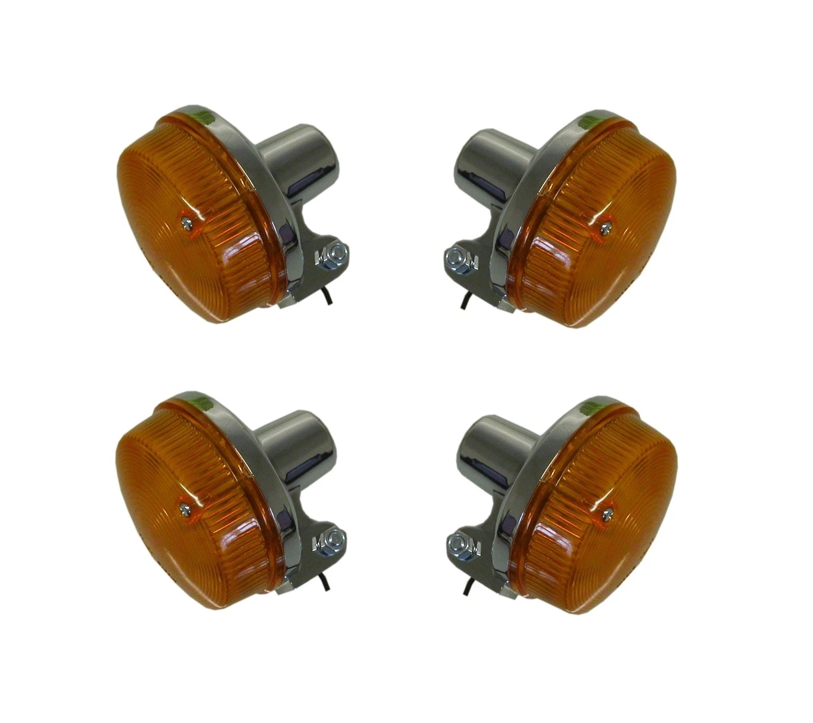Blinkers Complete Set Of 4 Front & Rear For Kawasaki Kz 400 C Special