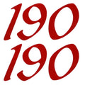 Lowe Boat Brand Decals 190 Sport Red 2 5/8 x 1 3/8 Inch by Lowe