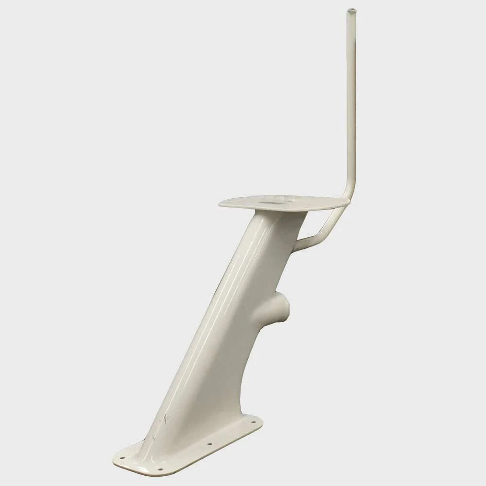 Scout Boat Radar Mount Hw2642 | White Aluminum W/ Light Bar