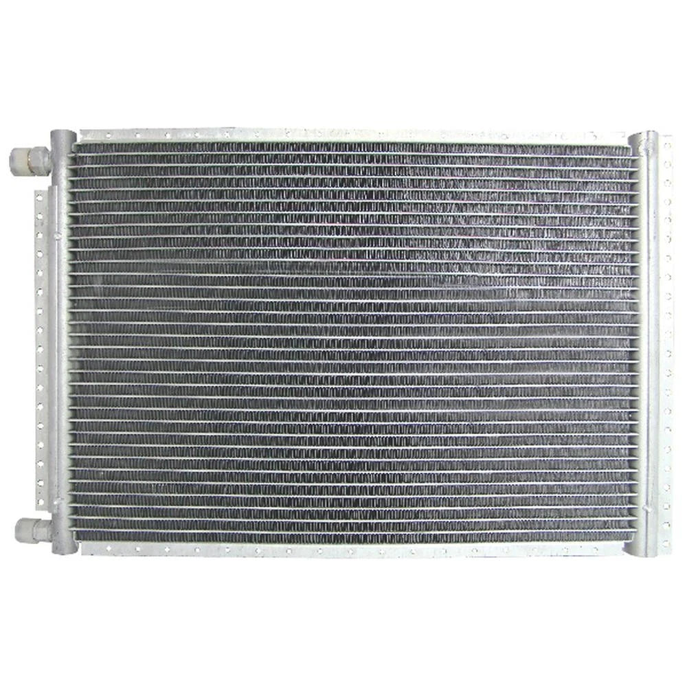 404-1209 Condenser - Parallel Flow 4 Pass W/ Brackets - 14 X 21 3/4