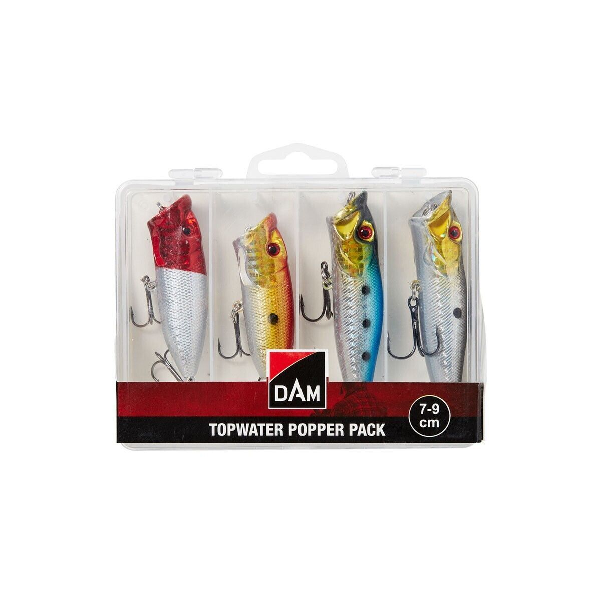 Dam Topwater Popper Pack Fishing Bait by Dam
