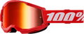 100 Percent Strata 2 Offroad Goggle Red Mirror Red Lens, Trail & Track