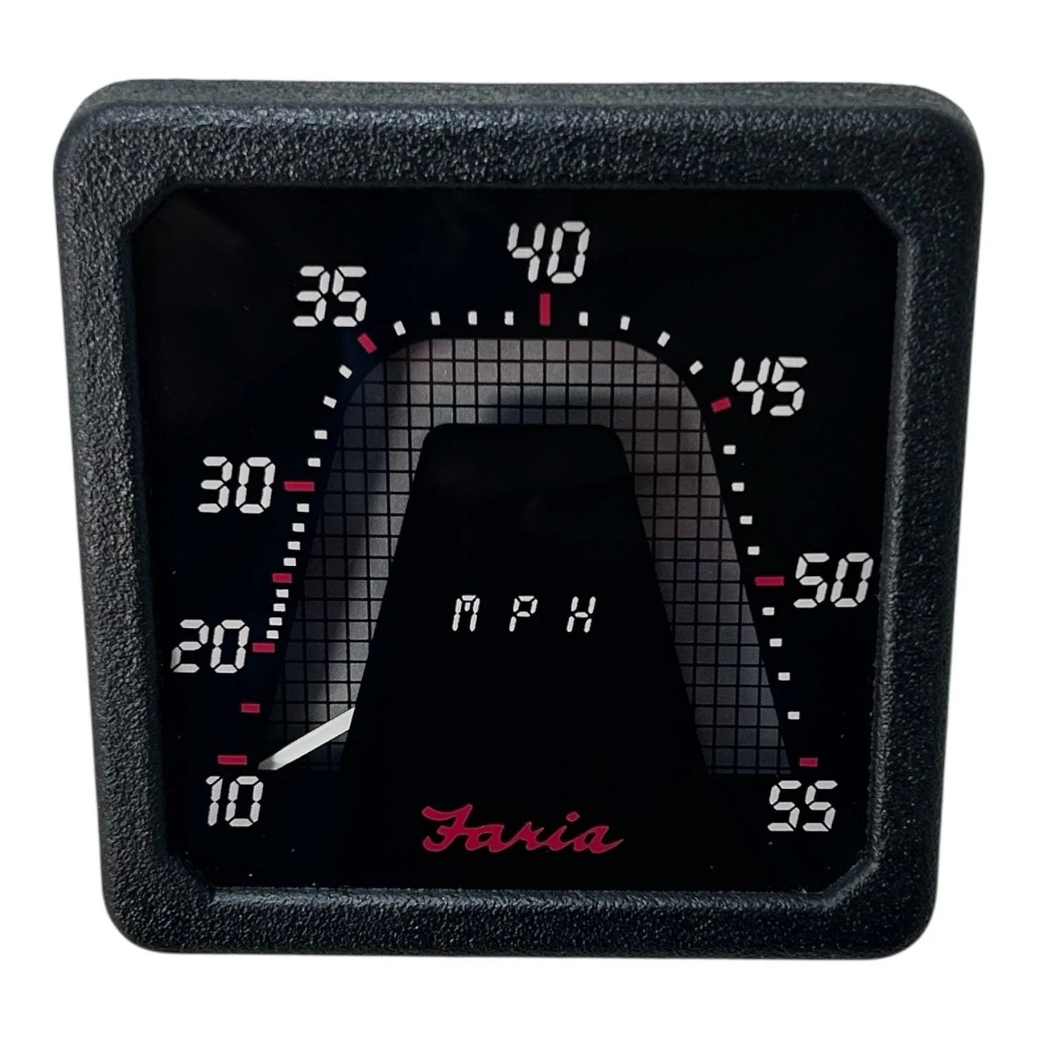 Faria Vintage Square Marine Speedometer Gauge 10 - 55 Mph , Oem