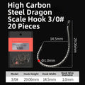 Dragon Scale Hooks for Bait Fishing
