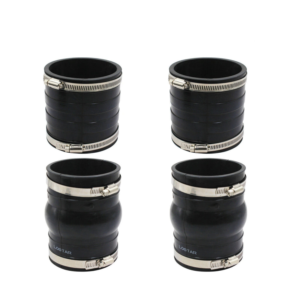 Exhaust Hose Bellows for OMC Volvo Penta 4.3/5.0/5.7 Upper/Lower Rubber Coupler
