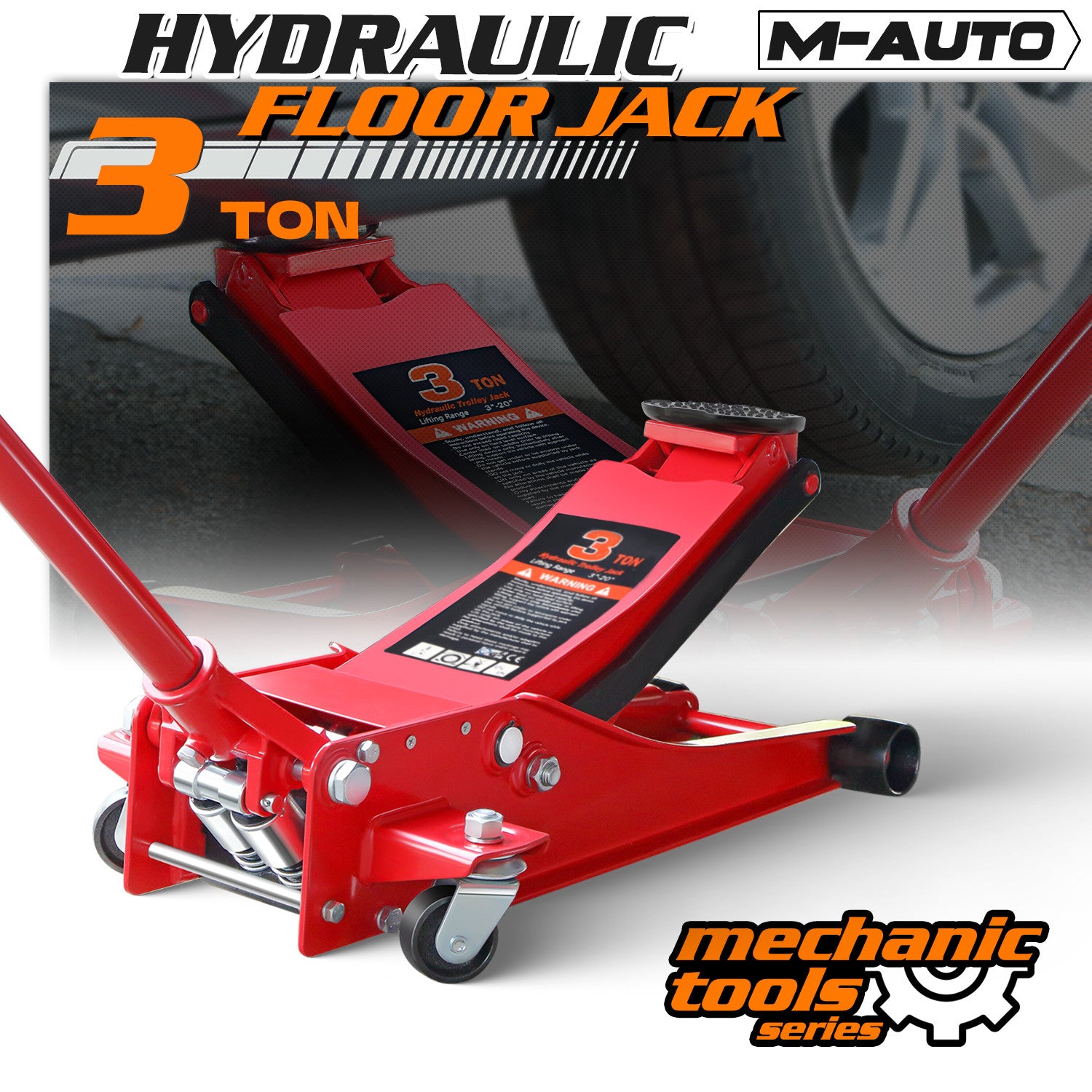 3 Ton Mini Lifting Hydraulic Trolley Jack
