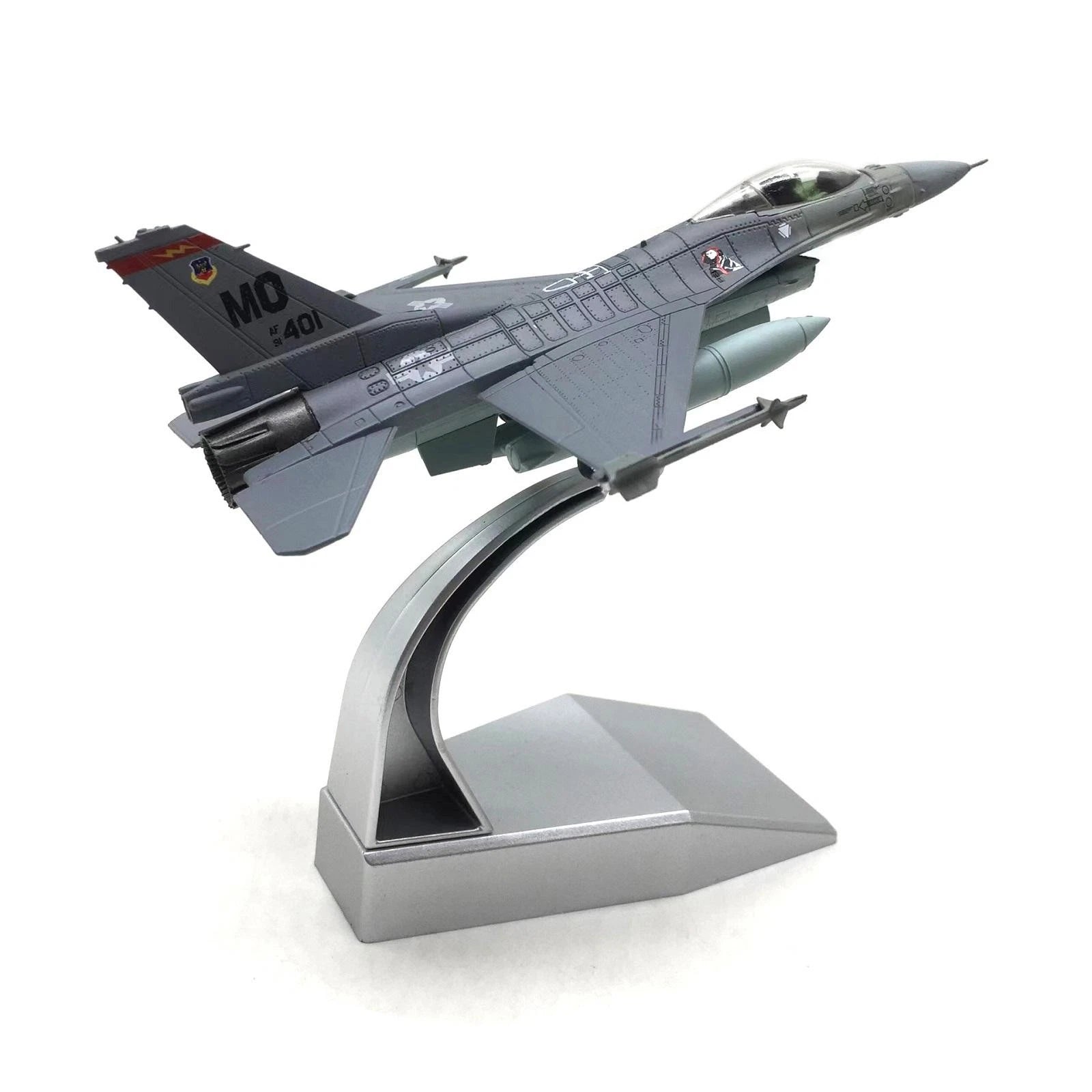 1:100 U.s. Air Force F-16c Fighter Alloy Model Souvenir Static