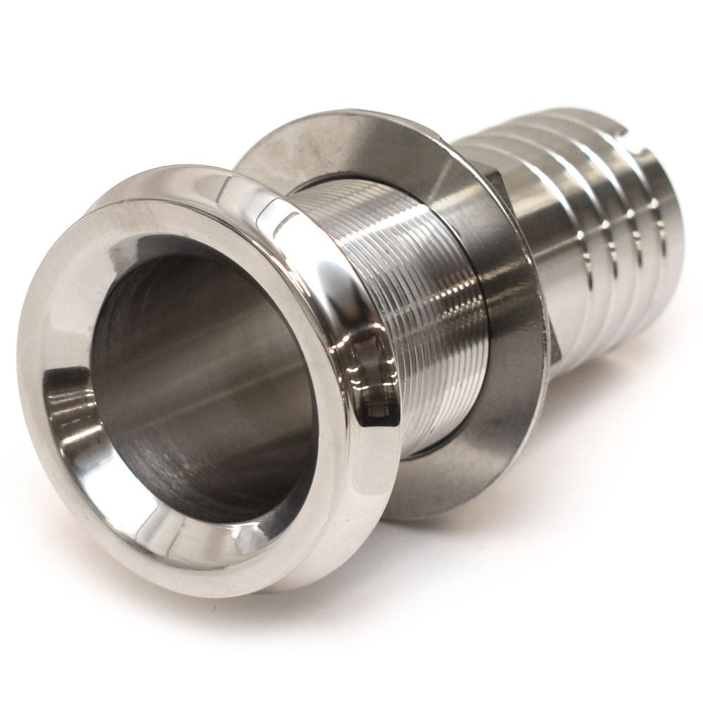 Marine Town Boat Thru Hull Fitting 1 1/2 Inch Barbed by Marine Town