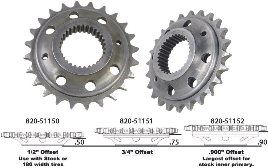 Harddrive Chain Conversion Sprocket 24t For Harley-davidso<wbr/>n