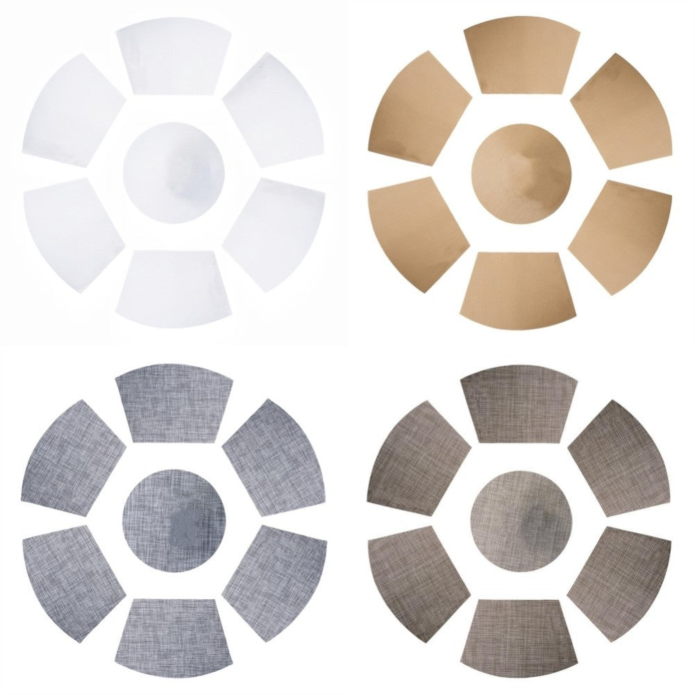 Wedge Placemats Round Easy to Clean
