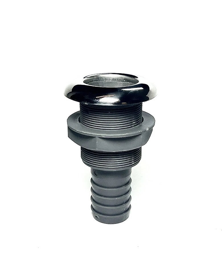 Marine Town 9005253, Thru Hull W/ Scupper, Ss Cap, New, Oem