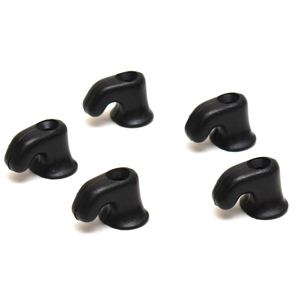 J-Hooks Marquis 3/8 x 1 x 3/4 Inch Black Nylon by Marquis