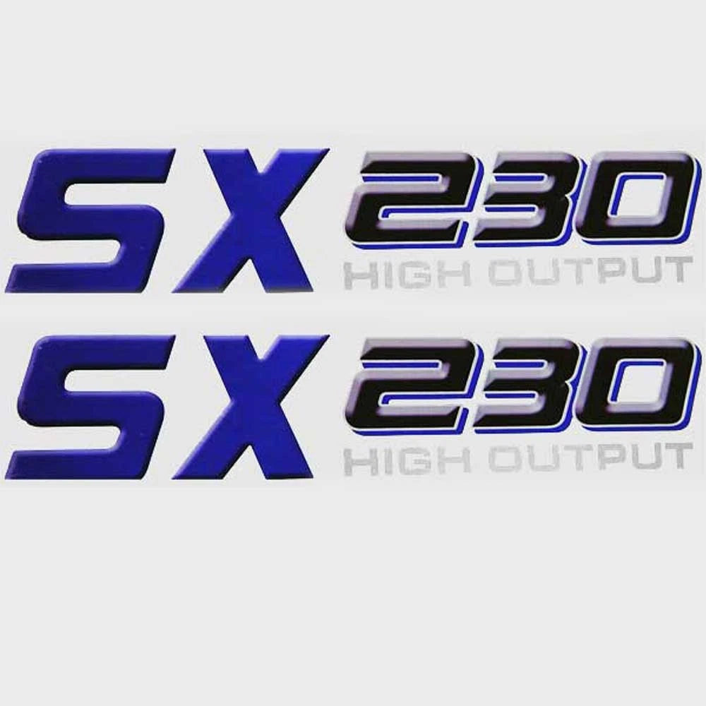 Yamaha Boat Brand Decals F2a-u412510 | Sx230 Purple Black Gray (Pair)