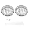 Protective Rv Furnace Vent Screen Cover 2.83x1.18" With Spring Hooks