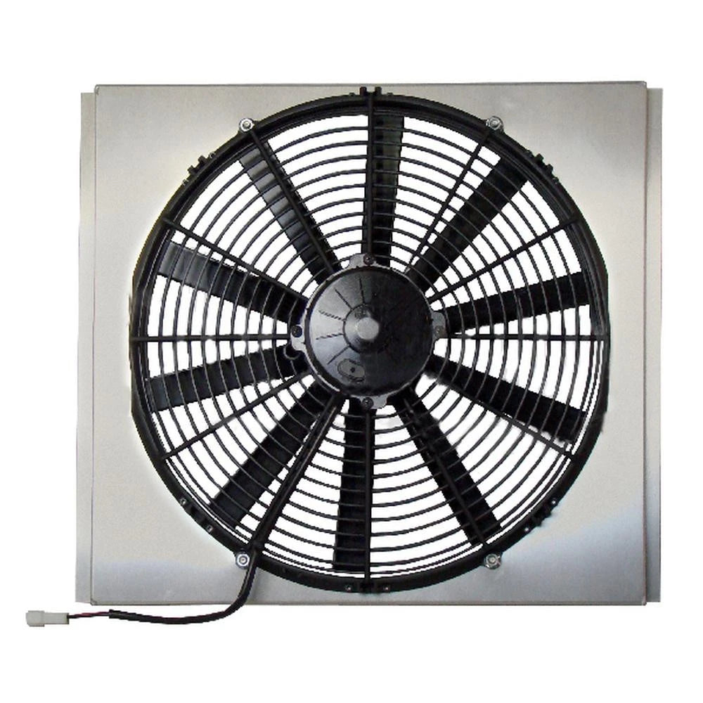 Z40073 Single High Cfm 16" Electric Fan & Shroud - 18 1/4 X 17 X 4 1/4