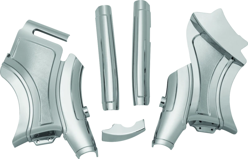 Kuryakyn Chrome Neck Cover Kit For Indian Chieftain & Roadmaster