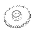 Gear Fits Case Ih 100 130 200 230 240 A B C Supera Superc 58340d