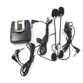 2 Way Motorcycle Helmet To Helmet Intercom Host Headphone