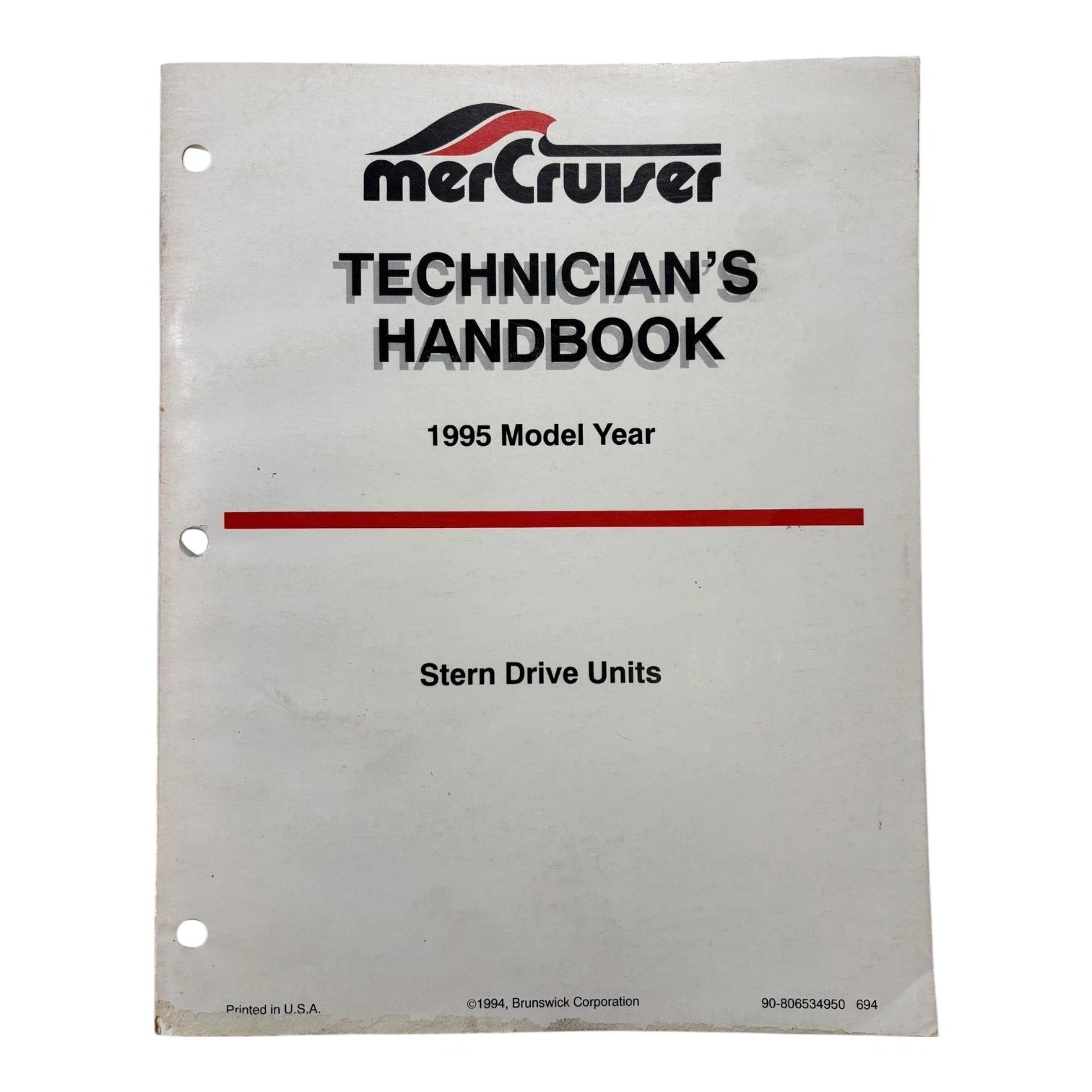 Mercruiser 90-806534950, Stern Drive Units Technician's Handbook