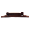 1*rosewood Bridge W/ Bone Saddle For Archtop Jazz Guitar Mandolin