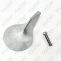 Fit Mercruiser Mercury Zinc Trim Tab Anode & Bolt 822777q1 18-6014