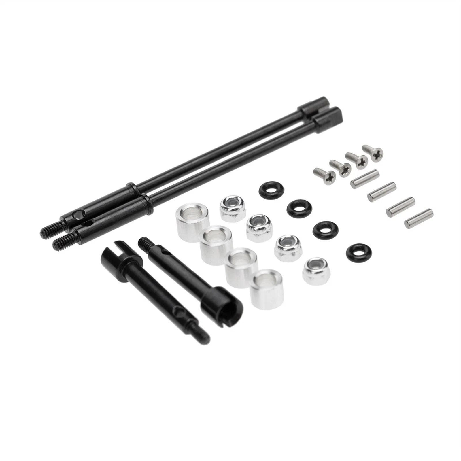 4mm Widen Wheel Hub Metal Wheel Axle Set For Scx24 Axi00002/1