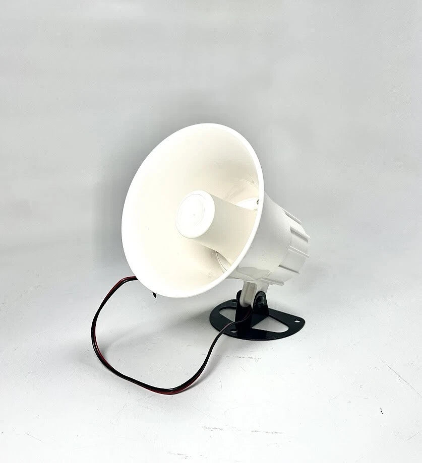 Speco Sa-5p, Siren, 6-12 Vdc, 5in, 115db, White, New, Oem