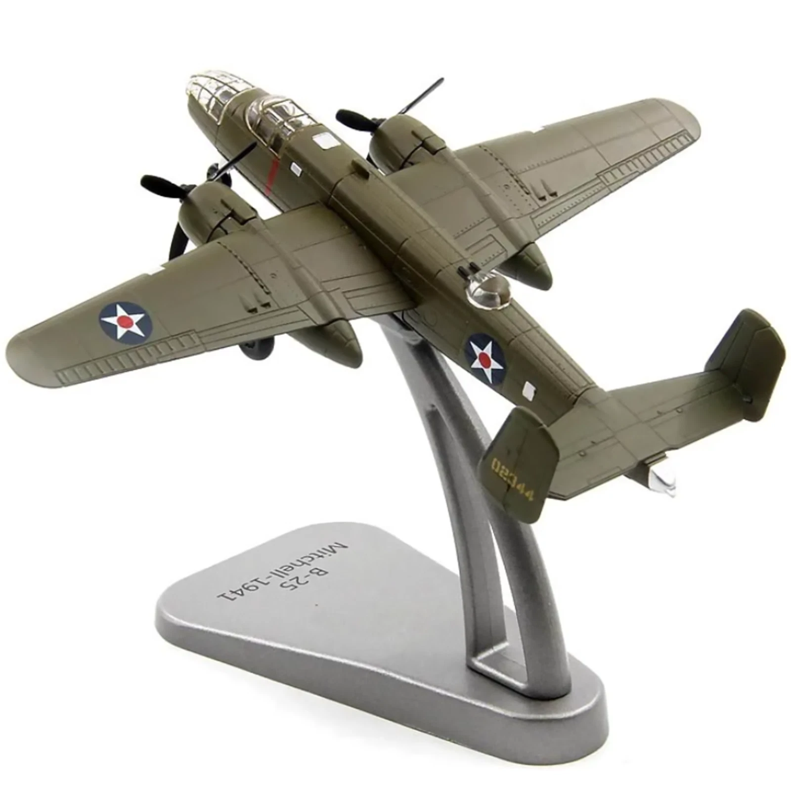 1/144 Scale B-25 Bomber Mitchell Alloy Aircraft Model Plane With