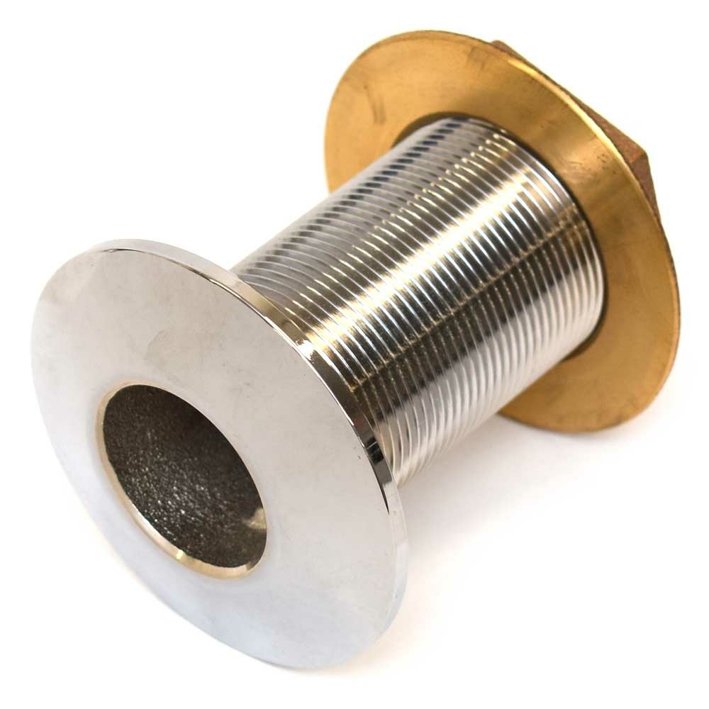 Crownline Boat Thru Hull Fitting | 1 7/8 Inch Stainless SteelOpens in 