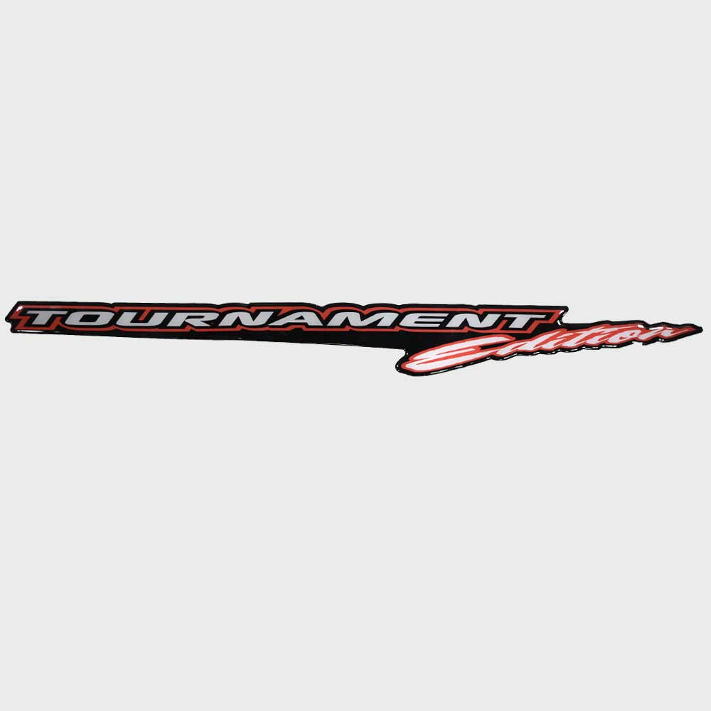 Boat Raised Emblem Decal Tracker Pro Team by Tracker