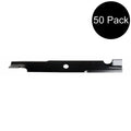 Qty 50: Notched Mower Blade - 18" X 5/8" Fits Ariens Replaces 00450300