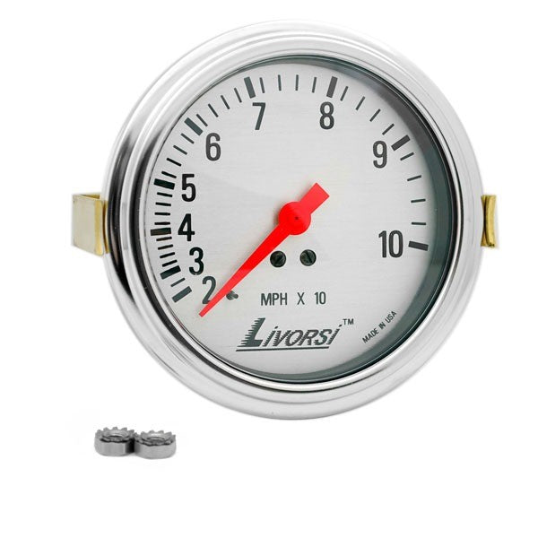 Speedometer Gauge Livorsi 100 MPH 3 3/8 Inch by Livorsi