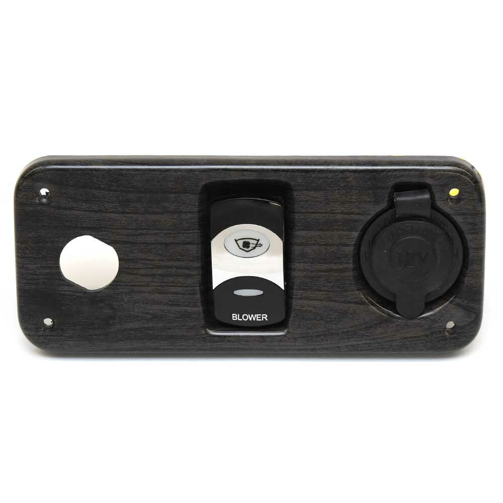 Boat Ignition Switch Panel Woodgrain by Rinker