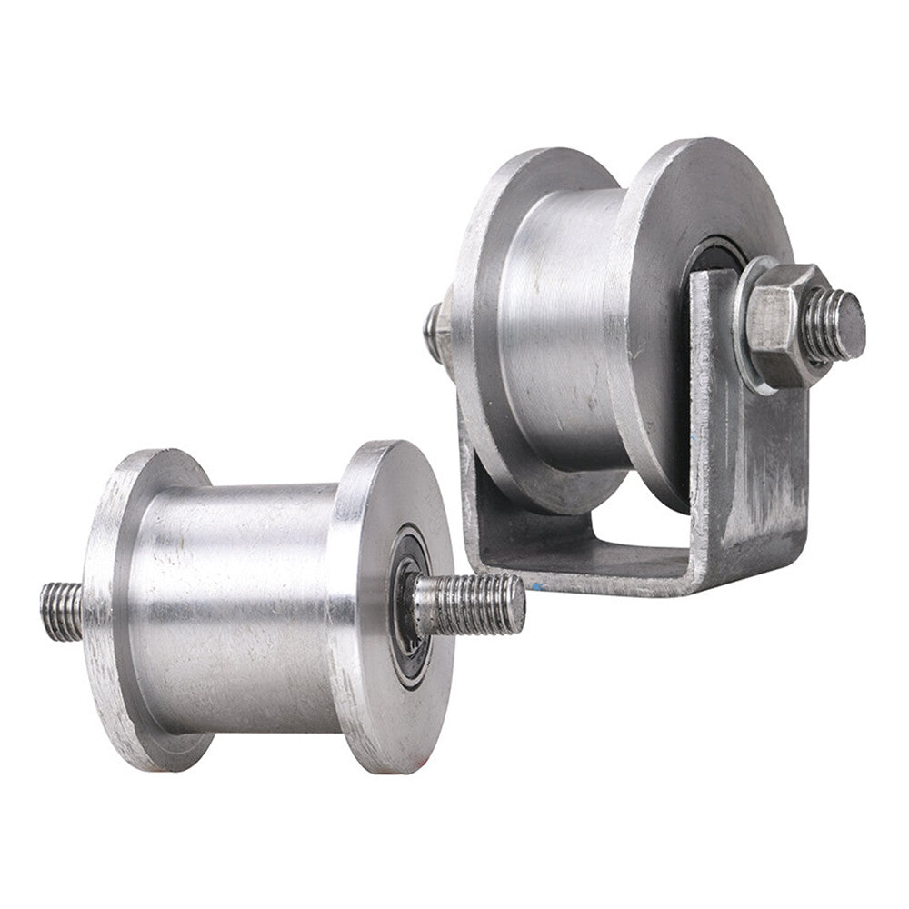 Bearing Steel Pulley H Groove Shape Roller Wheel Idler