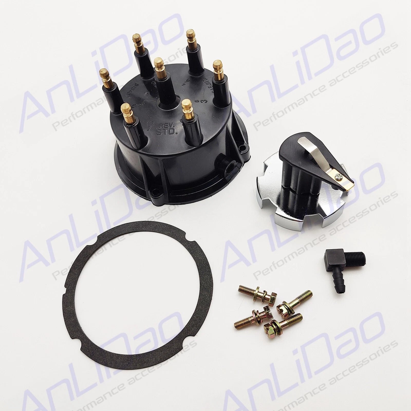 Fit Mercruiser V6 Thunderbolt Tune-up Kit Distributor Cap Rotor