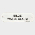 Marquis Boat Label Tag 7160944 | Bilge Water Alarm White Plastic