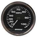 Beede Boat Speedometer Gauge 3 1/4 Inch Pewter Black by Beede