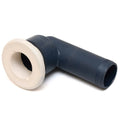 Ranger Boat Drain Fitting | 90 Degree 1 1/2 Inch Sierra Blue NylonOpen