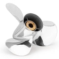 10 3/8 X 14 Stainless Steel Outboard Propeller For Mercury 25-70hp,